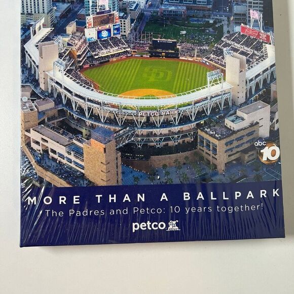 San Diego Padres Collectible Long Canvas Print 2004 2014 Petco Park NEW 8' x 18" - Picture 6 of 6